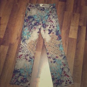 Multi color vintage style pants! Super fun!